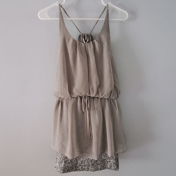 Susana Monaco Sleeveless Sequin Tank Mini Dress NWT - Picture 1 of 15